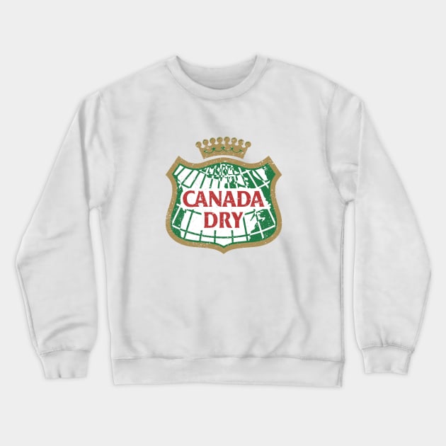Retro Canada Dry - Rough Crewneck Sweatshirt by DavidLoblaw